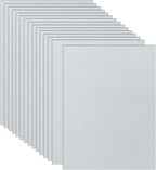 Guakicae 32 Sheets Grey Cardstock 8.5 x 11 Printer Paper, 80lb Thick Silver by Guakicae