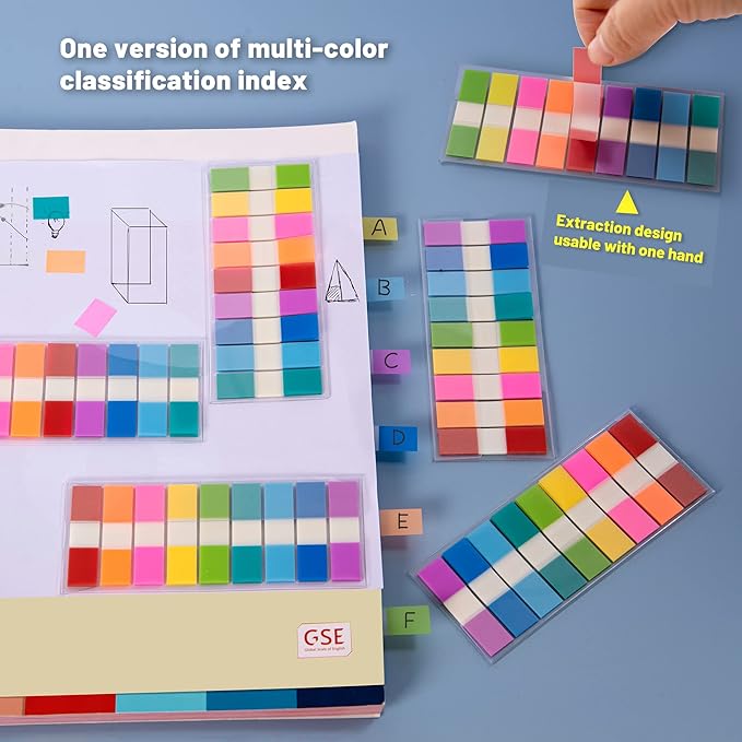Golcellia Writable Sticky Tabs, Teacher Supplies, Study Aids, Office Supplies - Image 5