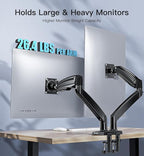 HUANUO 13 to 40 Inch Dual Monitor Arm - Image 3