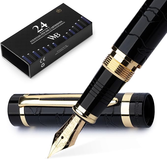 Wordsworth & Black Primori Fountain Pen Set; Extra Fine Nib, Gift Case by WordsworthBlack