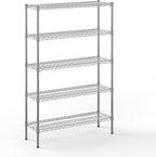 Regal Altair 14" Deep x 42" Wide x 64" Height Wire Shelving Kit | 5-Tier | NSF by Regal+Altair