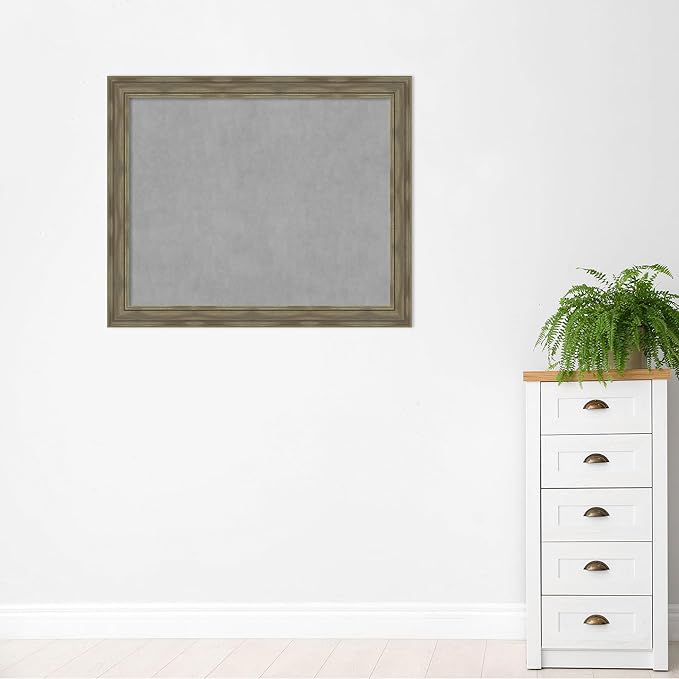 Amanti Art Grey Framed Magnetic Board 38x46 X-Large Vision Board - Image 5