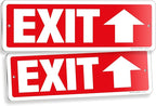 iSYFIX Exit Signs 2 Pack 12x4 Inch by iSYFIXPREMIUMSIGNS