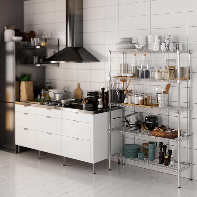 Regal Altair 14" Deep x 42" Wide x 64" Height Wire Shelving Kit | 5-Tier | NSF - Image 5
