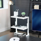 VIVO Clamp-on 13 inch Above or Below Desk 2-Tier Shelving Unit - Image 2