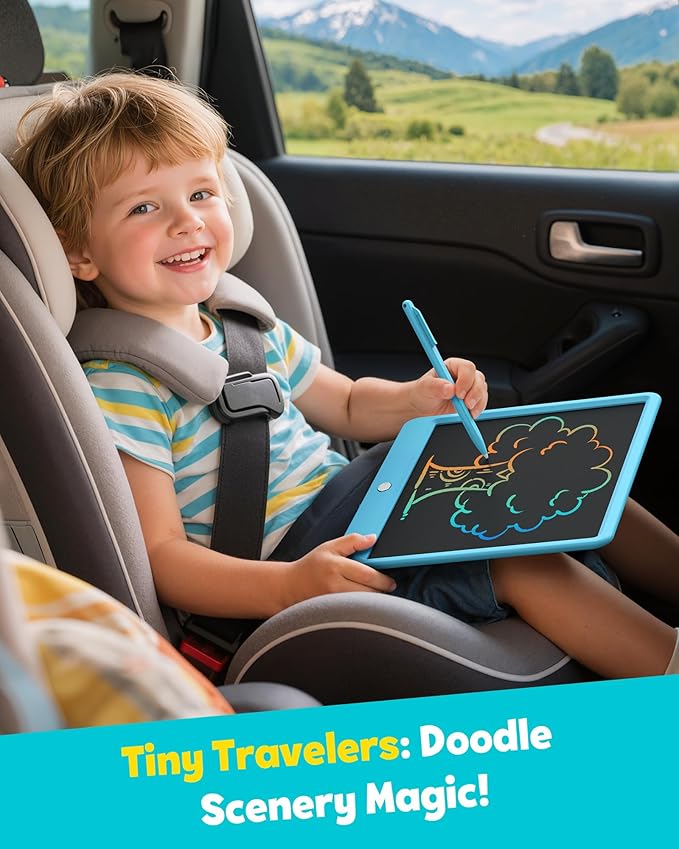 TEKFUN LCD Writing Tablet for Kids Boys Toys, 12 Inch Erasable Doodle Board - Image 7