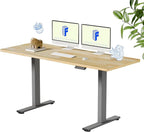 FLEXISPOT EN1 One-Piece Solid Wooden Standing Desk 63 x 24 Inches Height by FlexiSpot