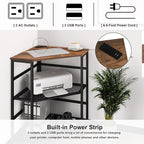 VEDECASA Corner Printer Stand Table - Image 2
