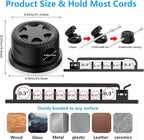 ELII 328Pcs Cable Management Kit, 8 Magnetic Cable Holder, 69Adhesive Cable - Image 4