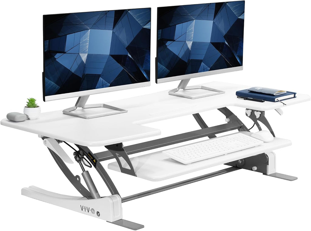 VIVO 48 inch Height Adjustable Large Stand Up Desk Converter, V Series