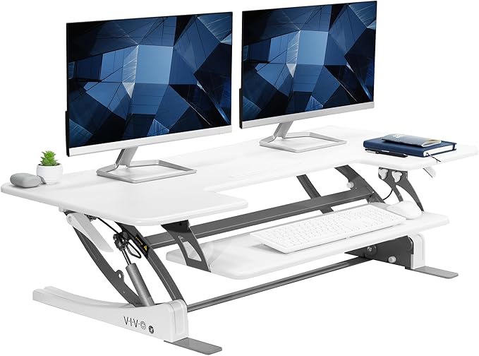 VIVO 48 inch Height Adjustable Large Stand Up Desk Converter, V Series by VIVO