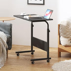 DlandHome Mobile Bed Table 31.5 Inch, Adjustable Side Table Laptop Computer - Image 7