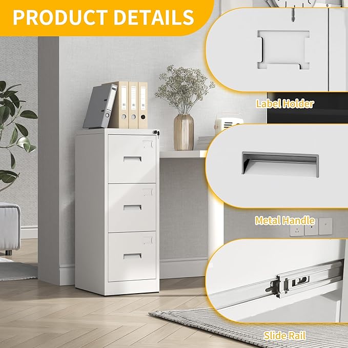 Reegangfa 3-Drawer File Cabinet - Image 7