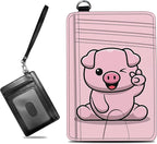 BWEGRHE Small Travel Wallets, RFID Blocking PU Leather Credit Card Holder by BWEGRHE