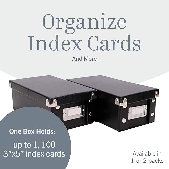 Snap-N-Store Index Card Holder Storage Box - Image 4