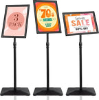 VAIIGO 3 Packs Heavy Duty Pedestal Poster Sign Stand by VAIIGO