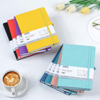 POPRUN A5 Lined Journal Notebooks, Leather Hardcover Thick Notebook - Image 6