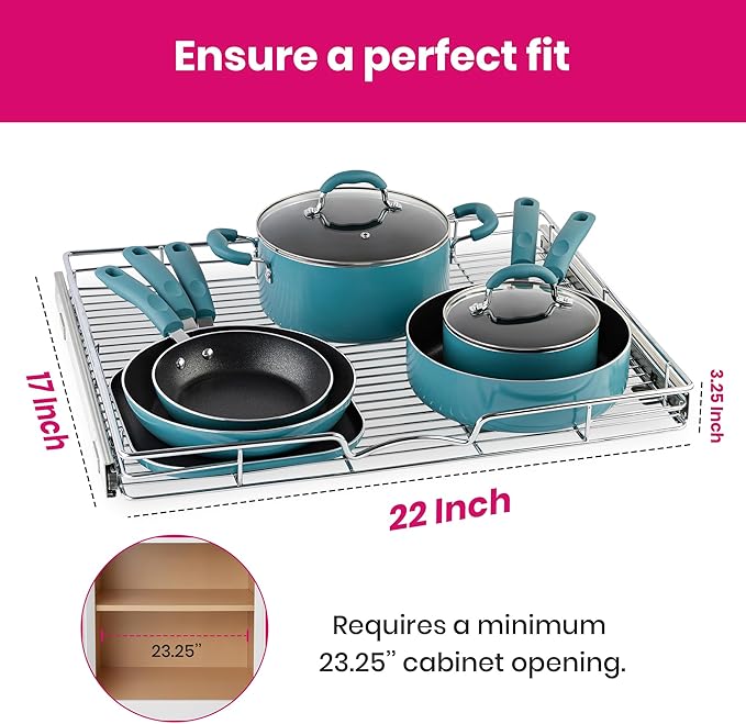HOLDN’ STORAGE Pull Out Cabinet Organizer - Image 3