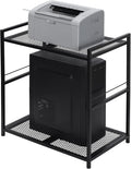 OYEAL Computer Tower Stand, PC Tower Stand Metal Rolling Cart Holds up to 40lbs by OYEAL