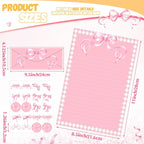 TaoBary 160 Pcs Stationery Paper Set 50 Double Sided Stationery Papers - Image 3