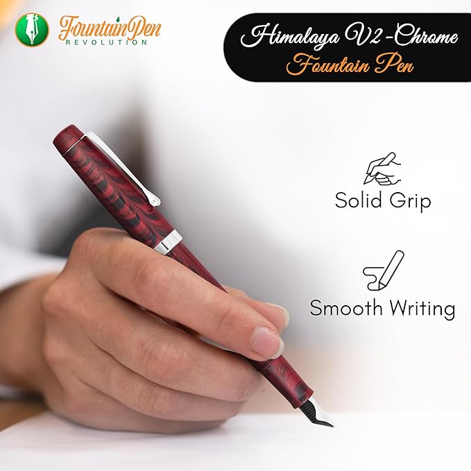 FPR Himalaya V2-Chrome Ultra Flex Nib Pen - Image 2