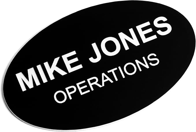 Custom Engraved Name Tag Badges – Personalized Identification by ProvidenceEngraving