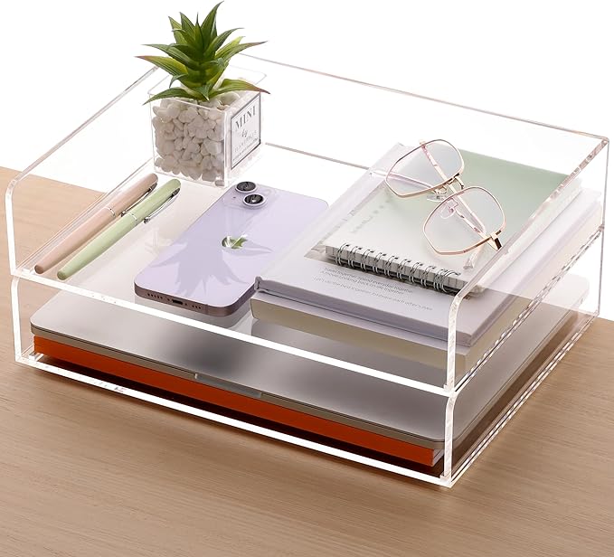 SANRUI Acrylic Paper Tray Organizer - Image 8