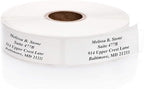 Clear Personalized Return Address Labels Without Dispenser by ArtisticDirect