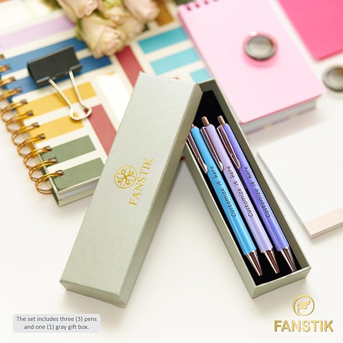 FANSTIK Customized BallPoint 3-pack pens set - Image 3