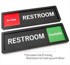Restroom Sign – In Use/Available Slide Switch Sign ，Premium Durable Acrylic - Image 3