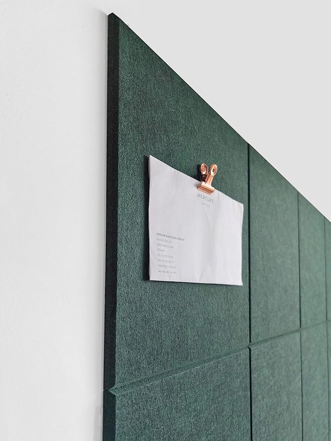 DECORITA Green Bulletin Board | Large Cork Boards Alternative - Image 3