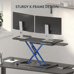 FLEXISPOT 36-inch Standing Desk Converter Height Adjustable Sit to Stand Up - Image 6