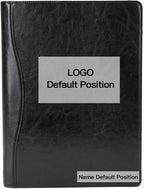 Geslun Personalized Vegan Leather 3 Ring Binder, Custom 8.5 x 11 Letter Size by Geslun