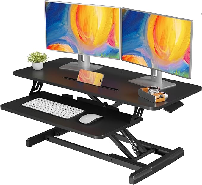 JOY worker Standing Desk Converter, Desktop Workstation Riser by JOYworker
