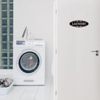 Laundry Room Door Sign for Business and Home，Self-adhesive Waterproof Cute - Image 5