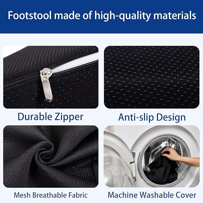 Opuvidity Foot Rest for Under Desk at Work Ergonomic Under Desk - Image 7