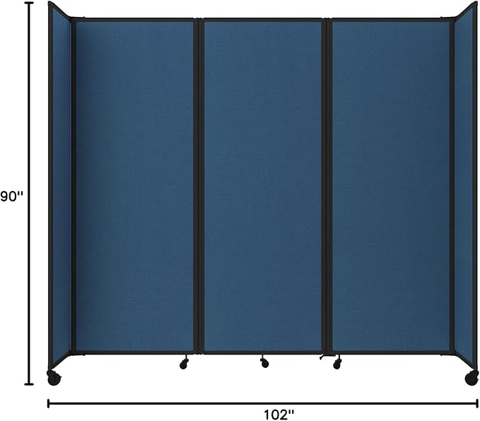 Versare Room Divider 360 Portable Wall Partition | Folding Panels | Large - Image 9