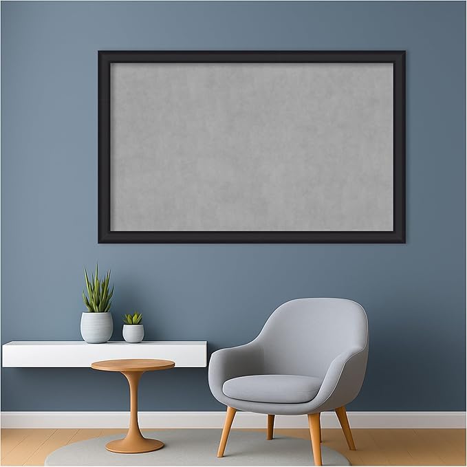 Amanti Art Black Framed Magnetic Board 27x43 Large Vision Board - Image 5
