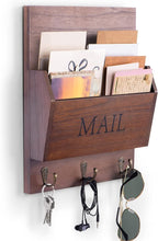 DLQuarts Mail Organizer with Key Holder by DLQuarts