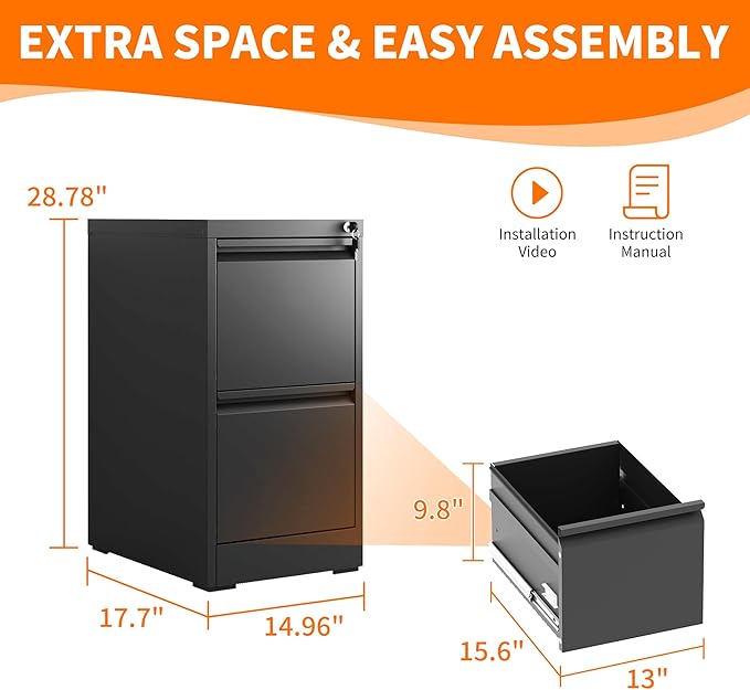 OPTYMIRA Metal File Cabinet - Image 3