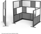 Stand Up Desk Store Workflow Modular Wall | 70'' x 70'' Wall | Expandable - Image 9