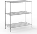 Regal Altair 24" Deep x 48" Wide x 54" Height Wire Shelving Kit | 3-Tier | NSF by Regal+Altair