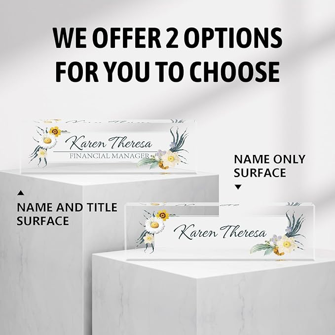 Custom Office Name Plate, Personalized Gifts - Image 6
