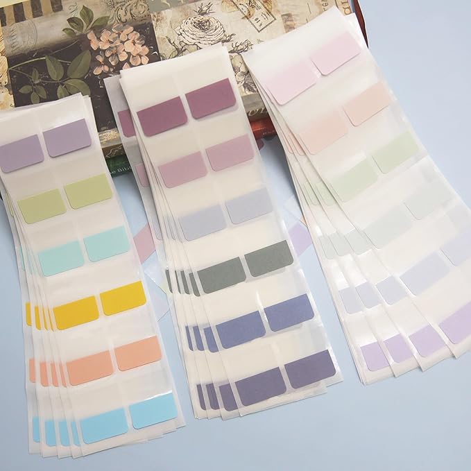 Potanro Sticky Book Tabs 360PCS Notebook Colorful Book Annotation Tabs Kit - Image 7