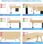 KEEGH No Drill Under Desk Cable Management Tray - Image 5