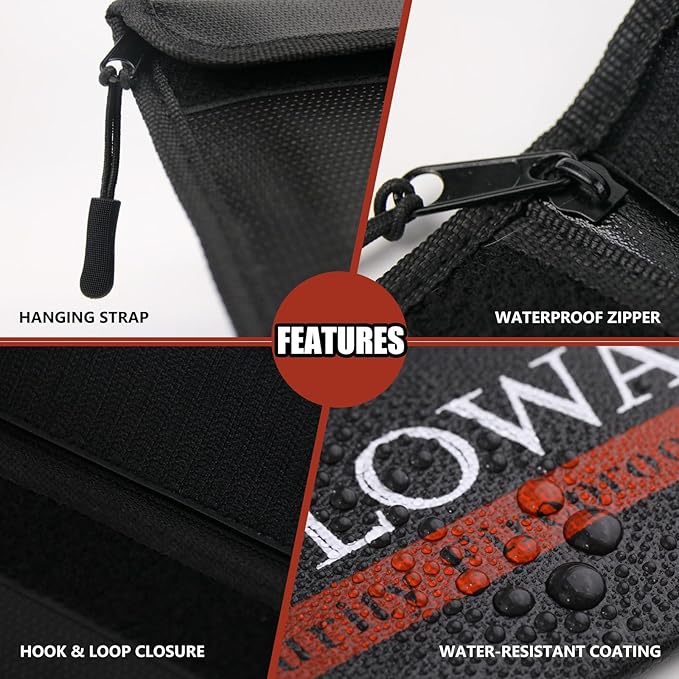ROLOWAY Fireproof Bag 5200℉ Heat Insulated, Fireproof Money Bag - Image 5