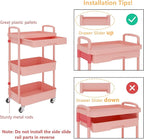 Calmootey 3-Tier Rolling Utility Cart - Image 6
