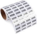 5001-6000 Consecutive Number Inventory Stickers Self Adhesive Waterproof Labels by Unknown