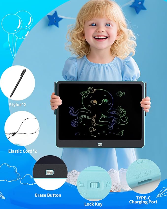 Rechargeable LCD Writing Tablet - Image 5