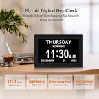 10.1'' Extra Large Digital Clock, 1280*800p HD Display, Dementia Clock - Image 2